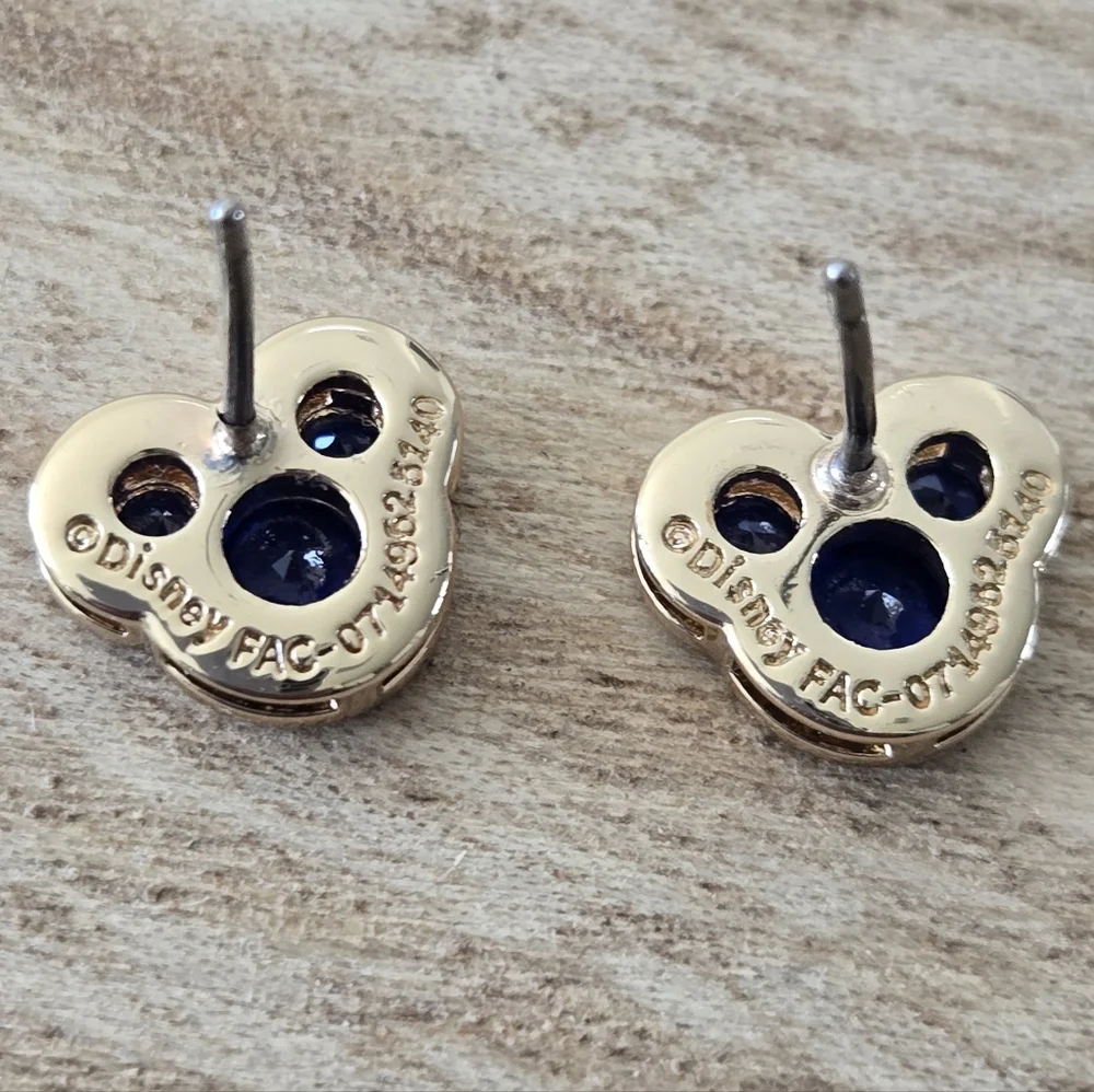 Mickey Mouse September Birthstone Earrings